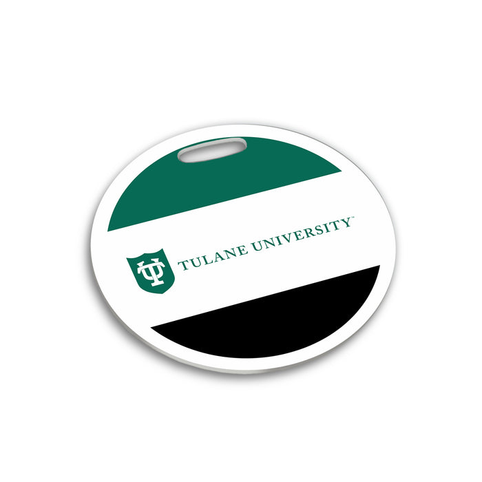 Tulane University Luggage Bag Tag (round)