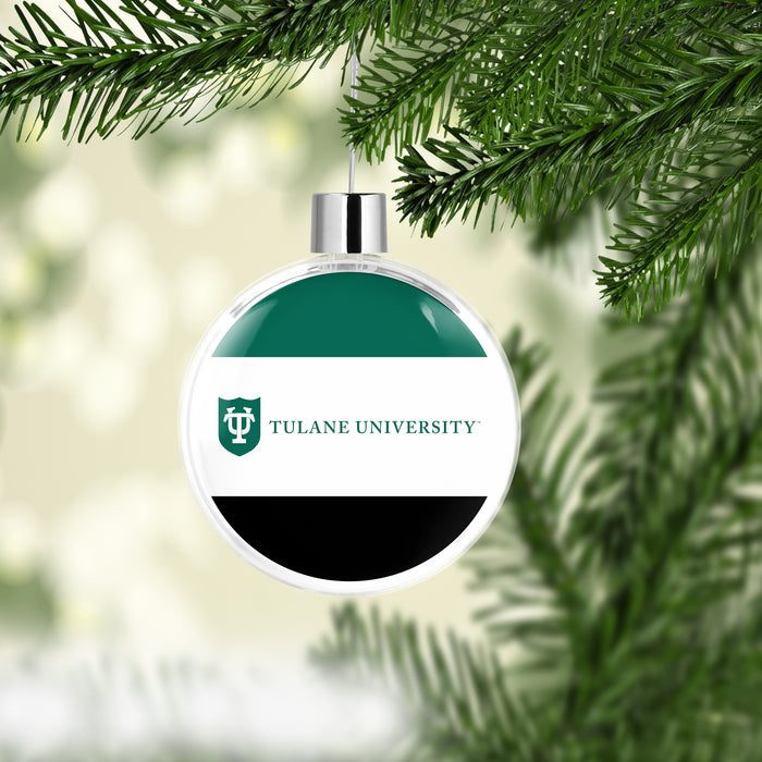 Tulane University Christmas Ornament Flat Round