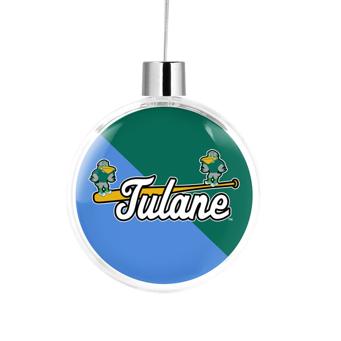 Tulane University Christmas Ornament Flat Round