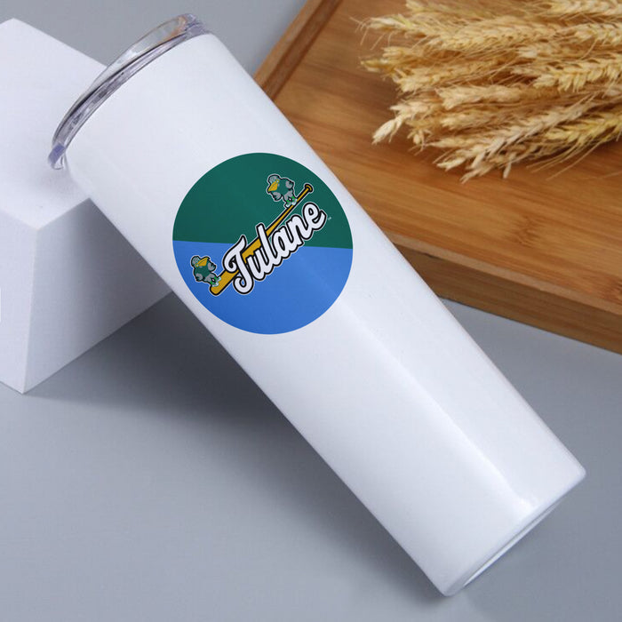 Tulane University Stainless Steel Skinny Tumbler 20 OZ