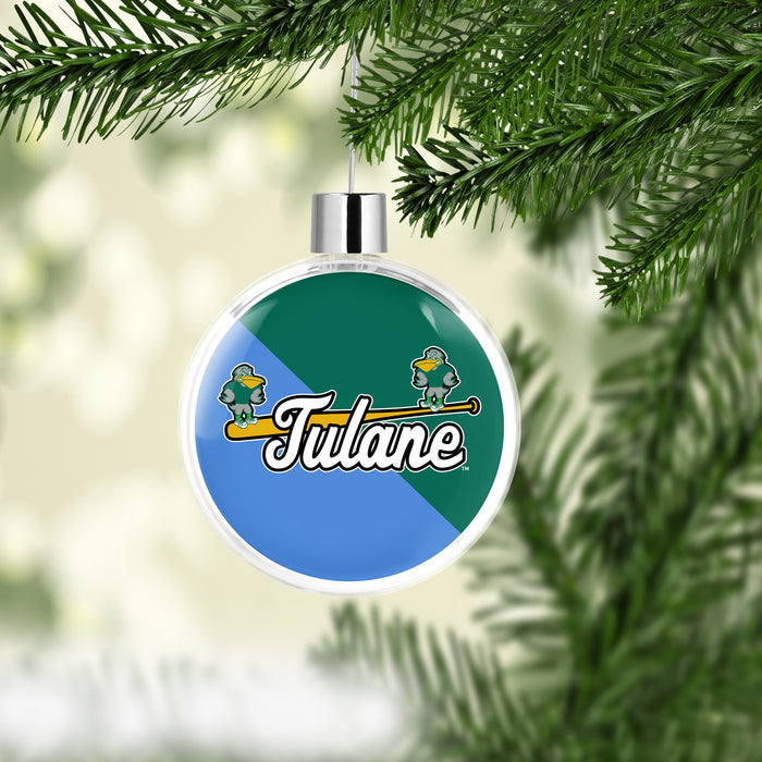 Tulane University Christmas Ornament Flat Round