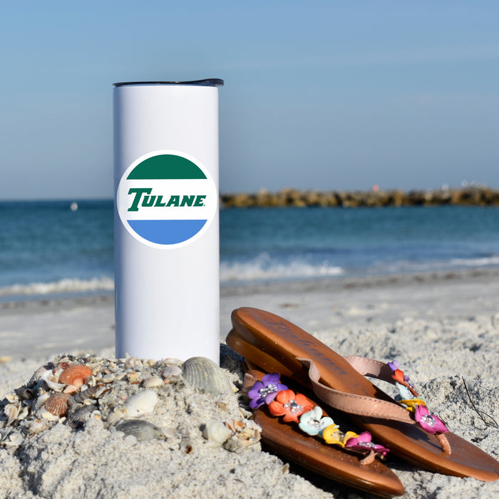 Tulane University Stainless Steel Skinny Tumbler 20 OZ