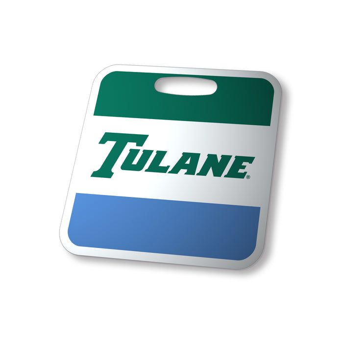 Tulane University Luggage Bag Tag (square)