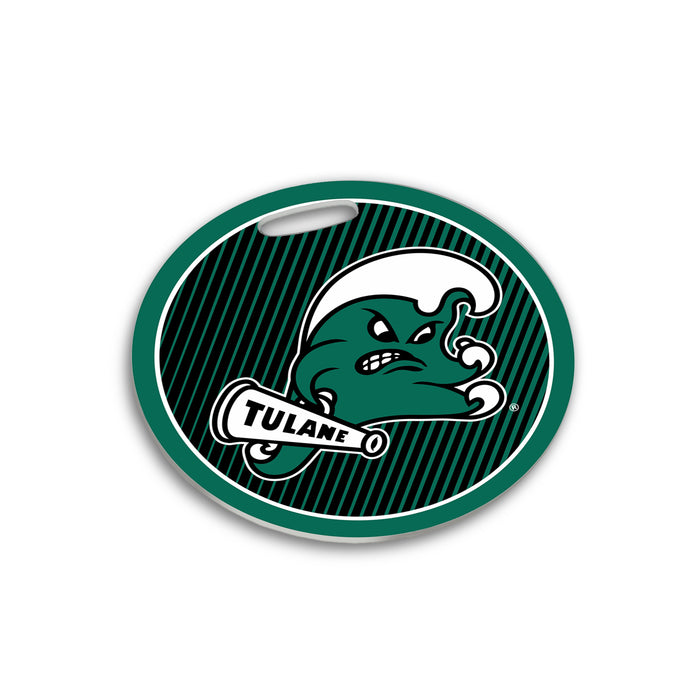 Tulane University Luggage Bag Tag (round)