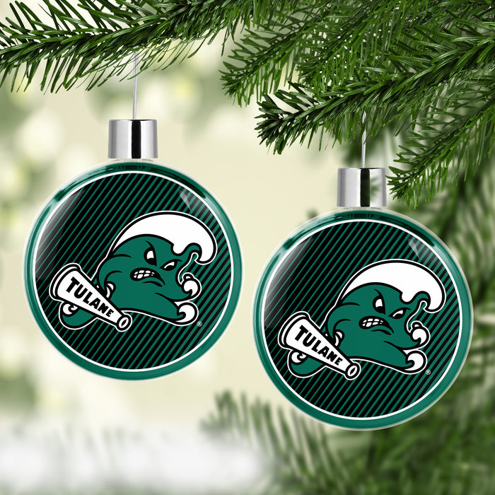 Tulane University Christmas Ornament Flat Round
