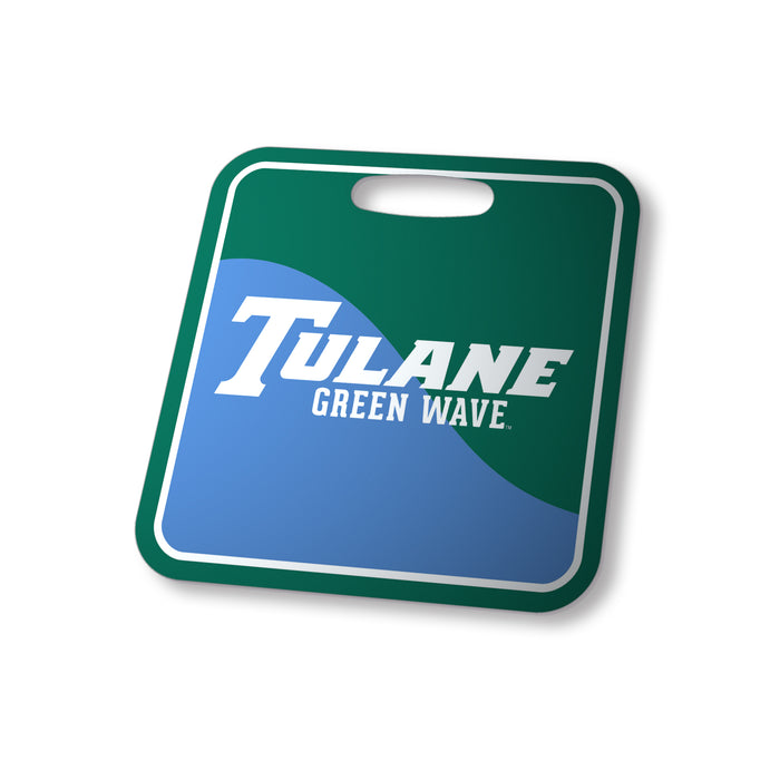 Tulane University Luggage Bag Tag (square)