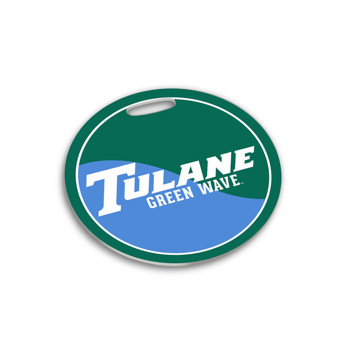 Tulane University Luggage Bag Tag (round)