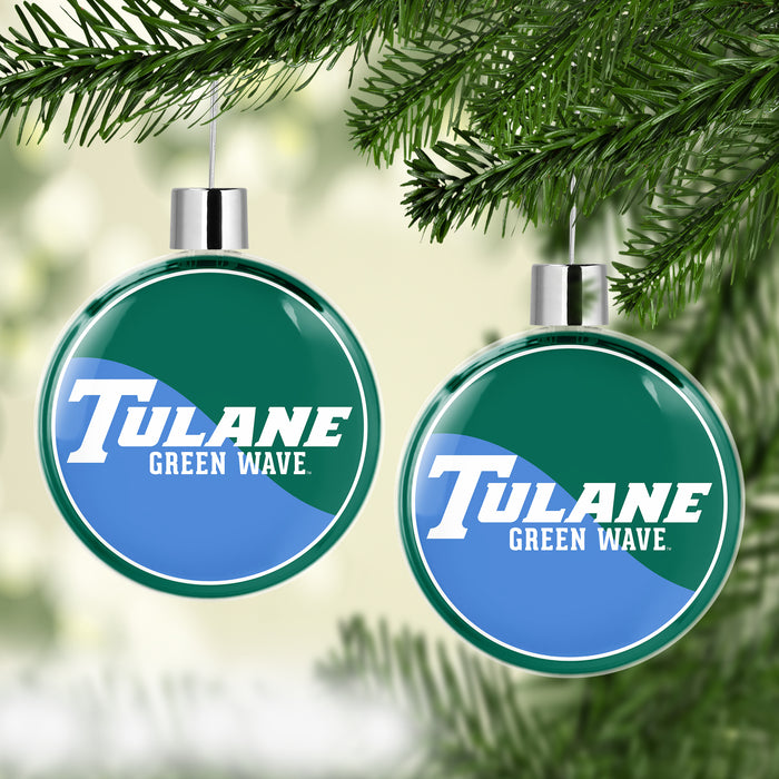 Tulane University Christmas Ornament Flat Round
