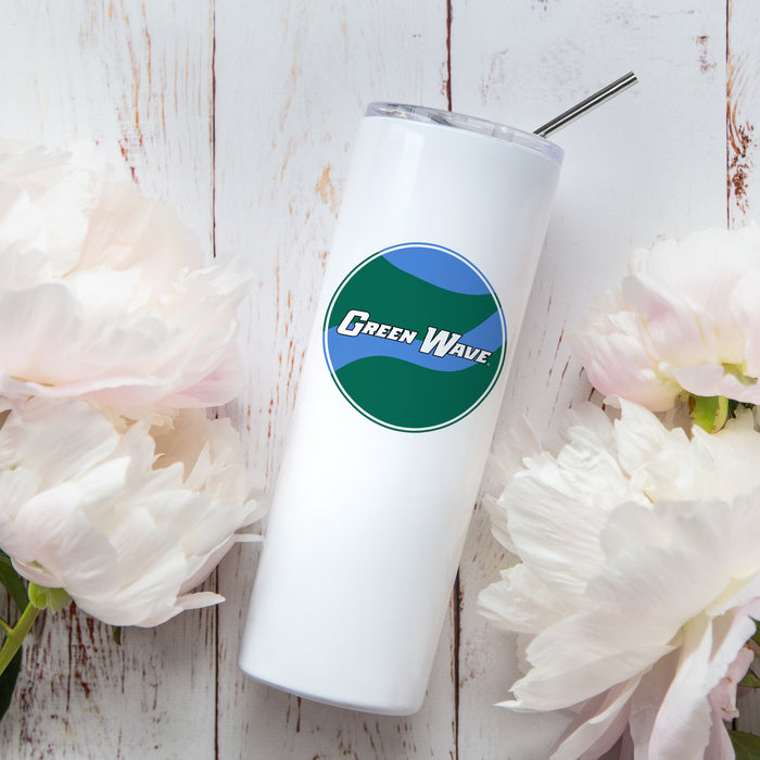 Tulane University Stainless Steel Skinny Tumbler 20 OZ