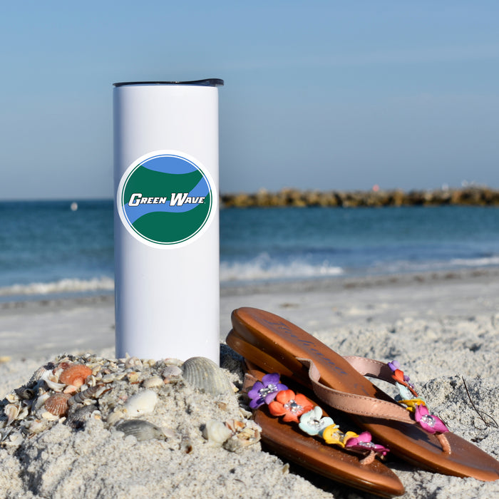 Tulane University Stainless Steel Skinny Tumbler 20 OZ