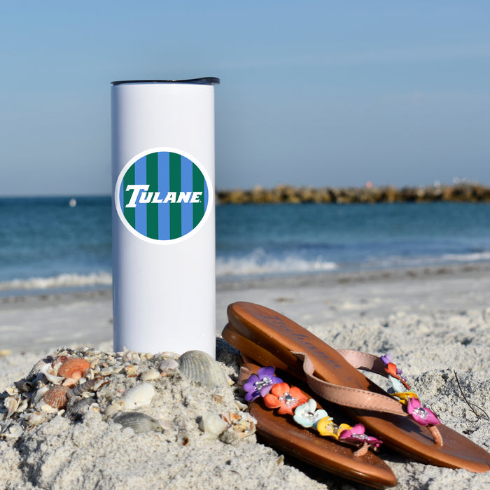 Tulane University Stainless Steel Skinny Tumbler 20 OZ