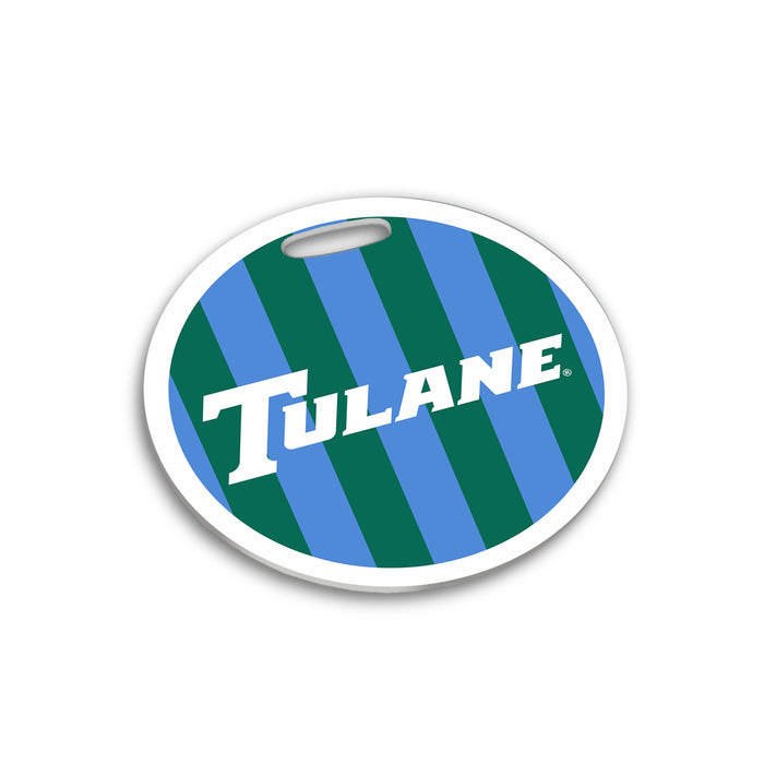 Tulane University Luggage Bag Tag (round)