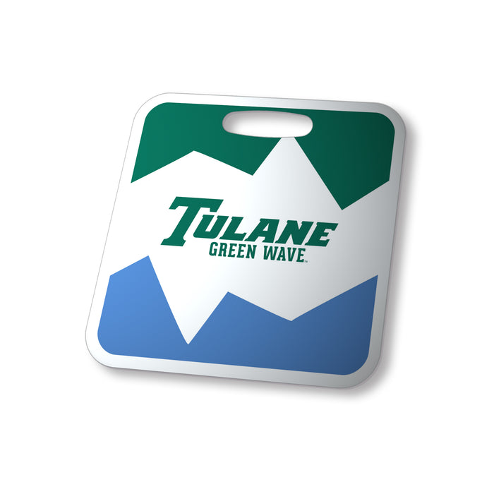Tulane University Luggage Bag Tag (square)