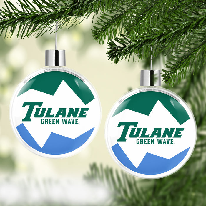Tulane University Christmas Ornament Flat Round