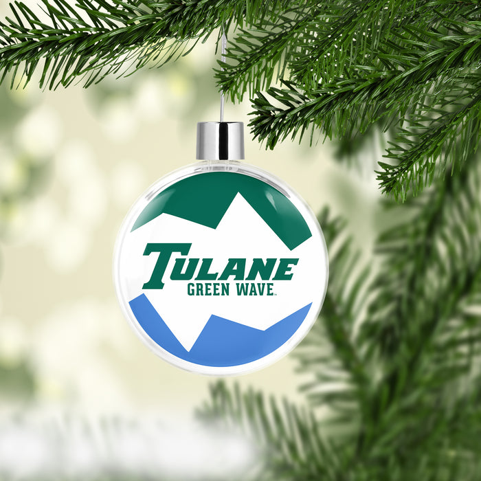 Tulane University Christmas Ornament Flat Round