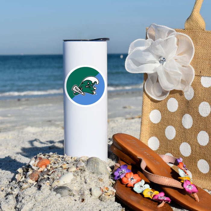 Tulane University Stainless Steel Skinny Tumbler 20 OZ