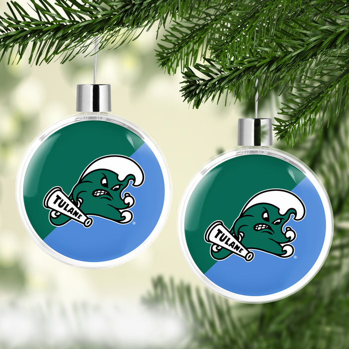 Tulane University Christmas Ornament Flat Round