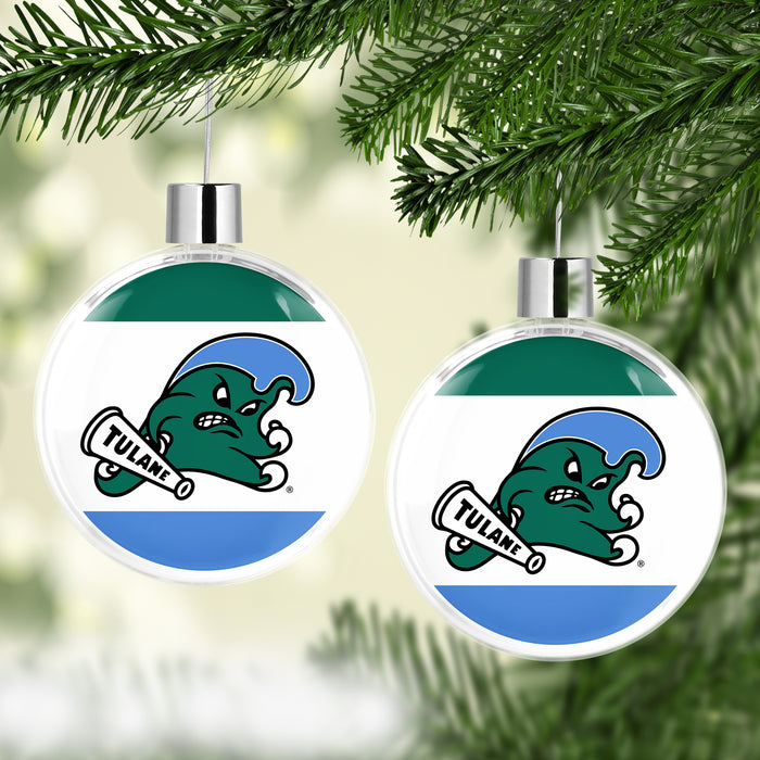 Tulane University Christmas Ornament Flat Round