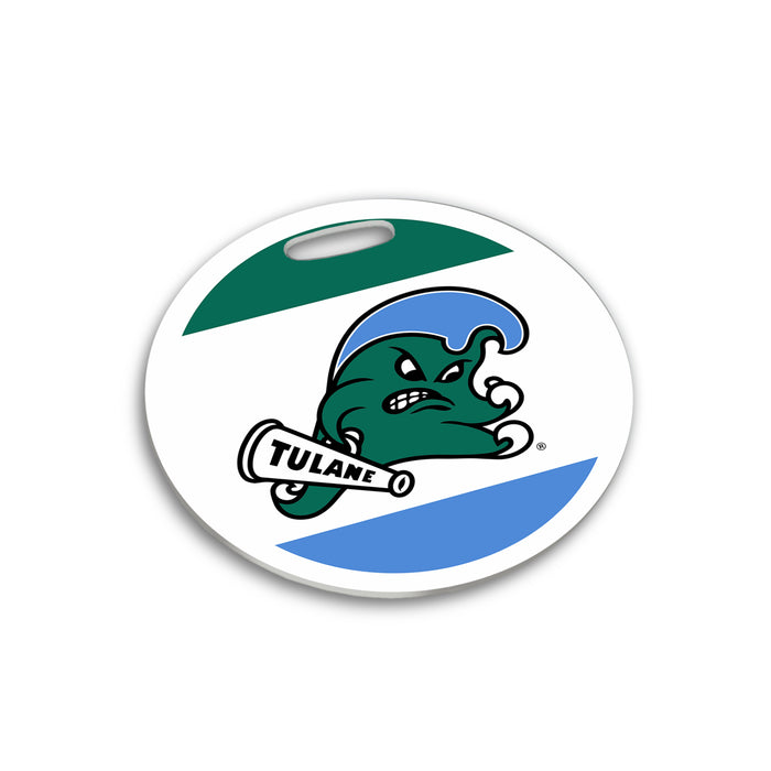 Tulane University Luggage Bag Tag (round)