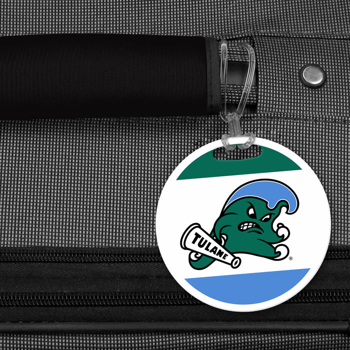 Tulane University Luggage Bag Tag (round)