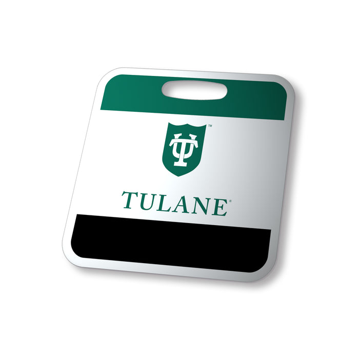 Tulane University Luggage Bag Tag (square)