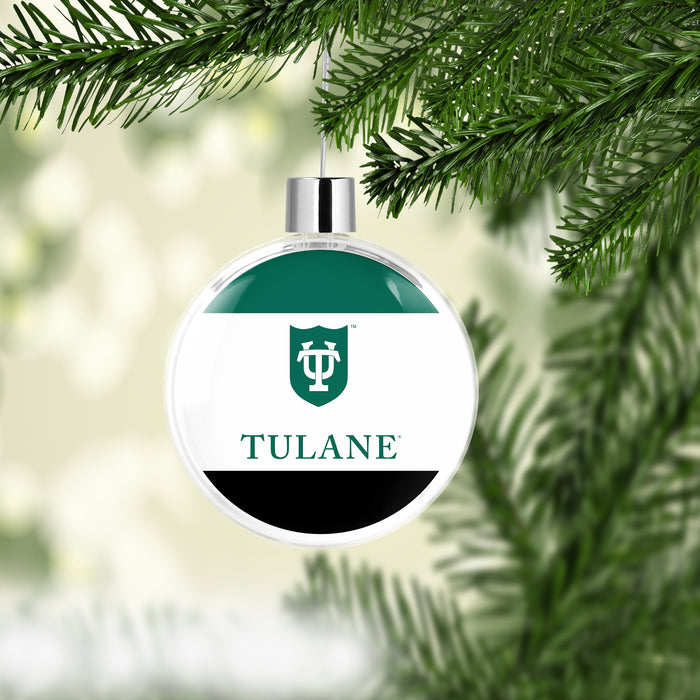 Tulane University Christmas Ornament Flat Round