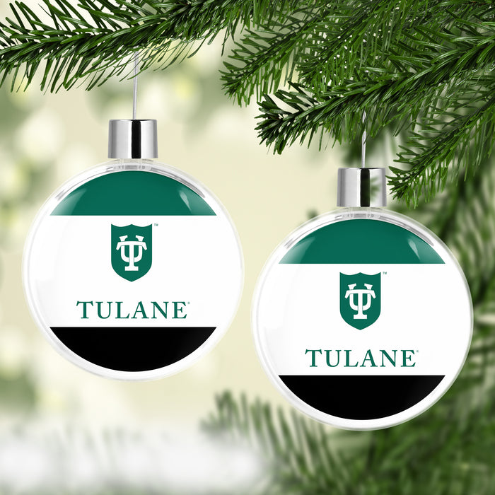 Tulane University Christmas Ornament Flat Round