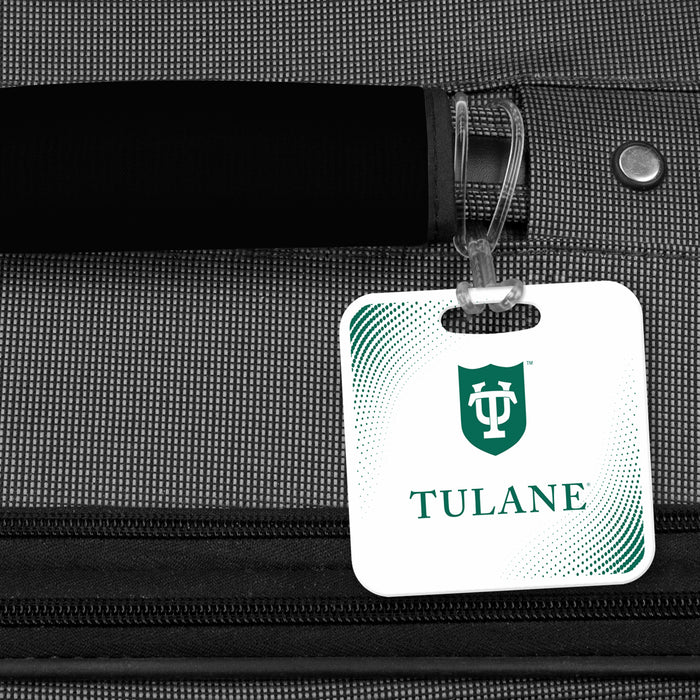 Tulane University Luggage Bag Tag (square)