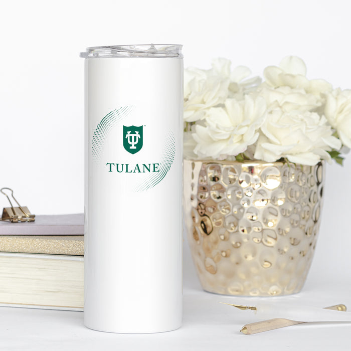 Tulane University Stainless Steel Skinny Tumbler 20 OZ