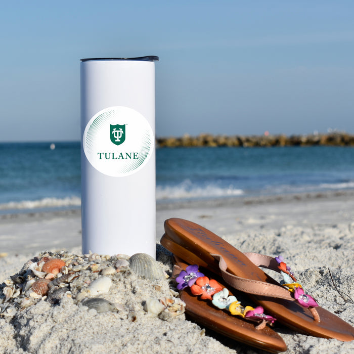 Tulane University Stainless Steel Skinny Tumbler 20 OZ