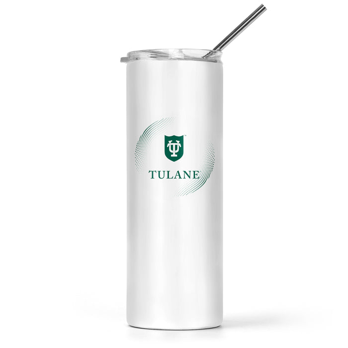 Tulane University Stainless Steel Skinny Tumbler 20 OZ