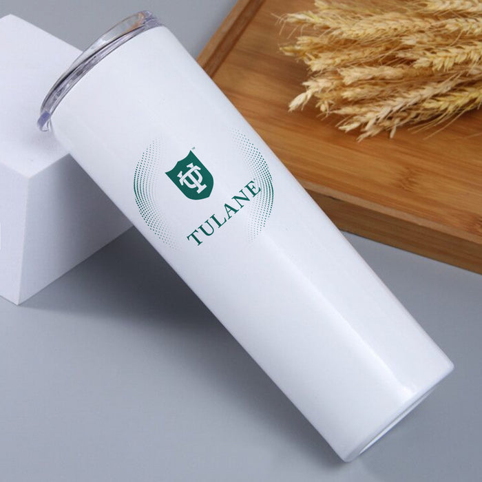 Tulane University Stainless Steel Skinny Tumbler 20 OZ