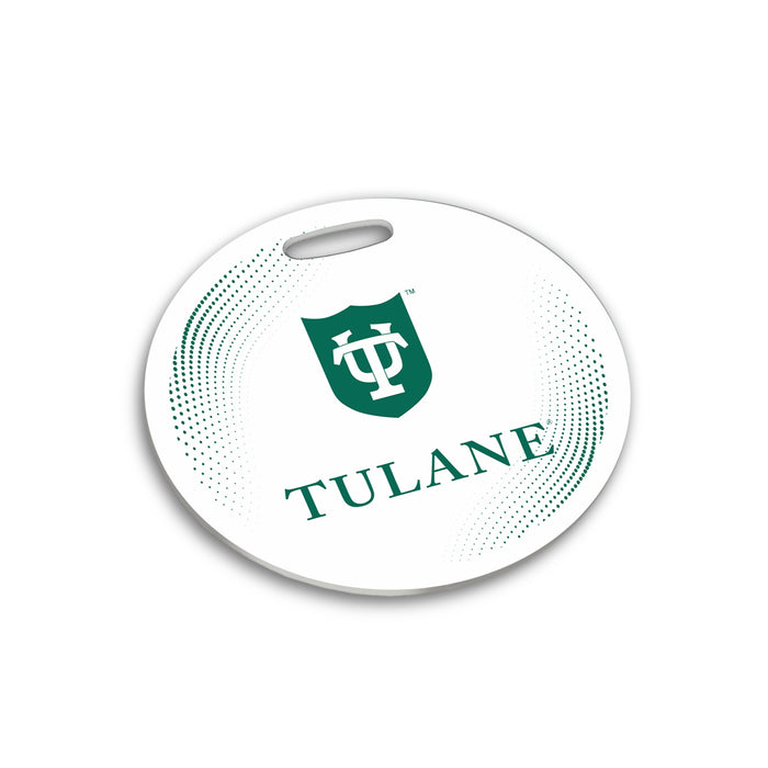 Tulane University Luggage Bag Tag (round)