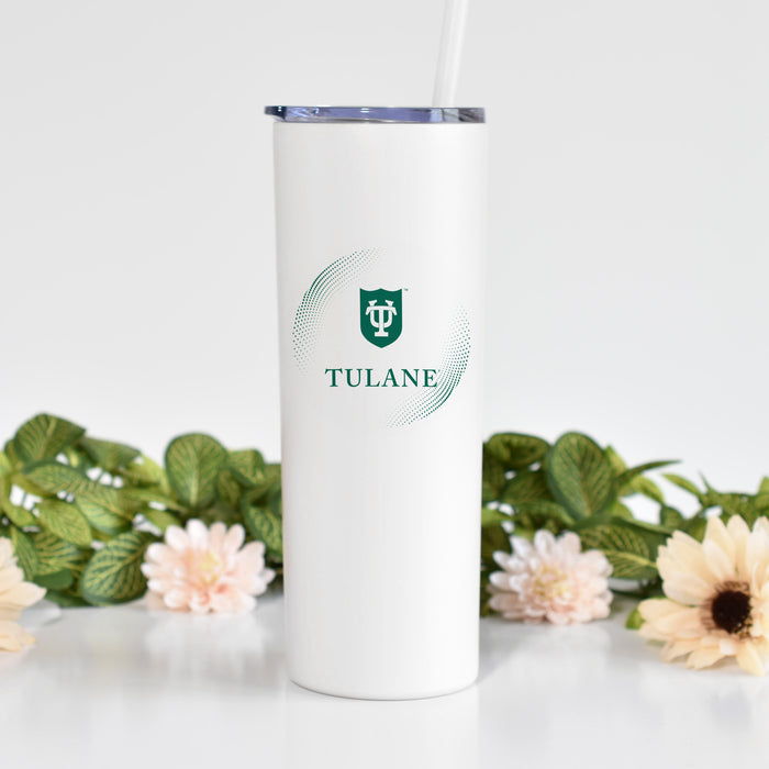 Tulane University Stainless Steel Skinny Tumbler 20 OZ