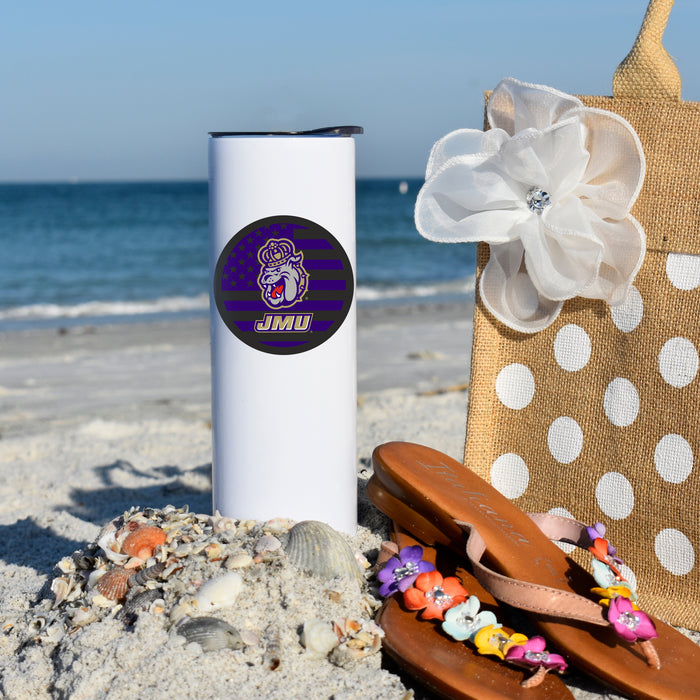 James Madison University Stainless Steel Skinny Tumbler 20 OZ