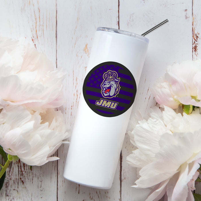 James Madison University Stainless Steel Skinny Tumbler 20 OZ