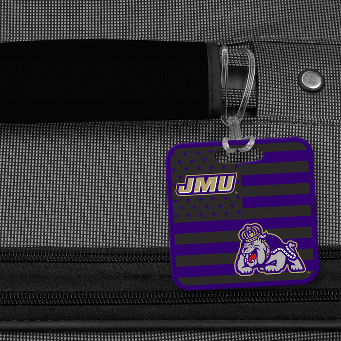 James Madison University Luggage Bag Tag (square)