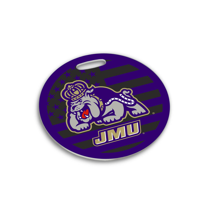 James Madison University Luggage Bag Tag (round)