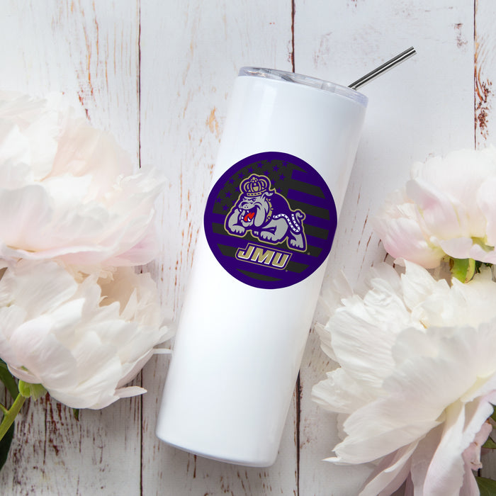 James Madison University Stainless Steel Skinny Tumbler 20 OZ