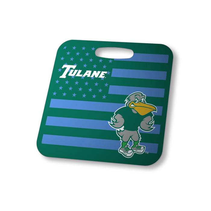 Tulane University Luggage Bag Tag (square)