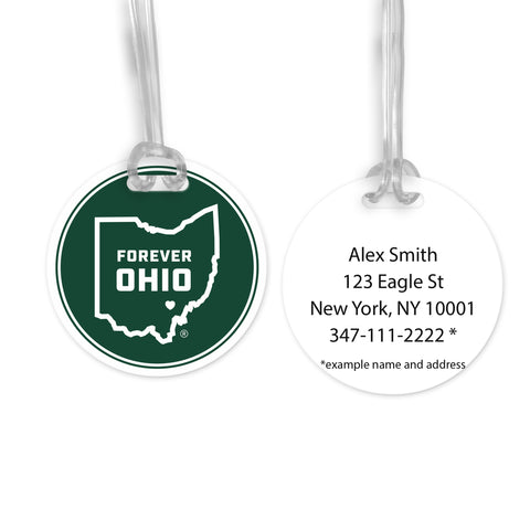 Ohio University Luggage Bag Tag (round)