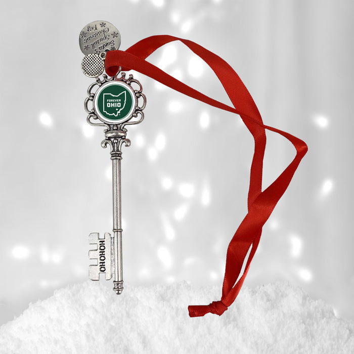 Ohio University Christmas Ornament Santa Magic Key