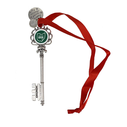 Ohio University Christmas Ornament Santa Magic Key