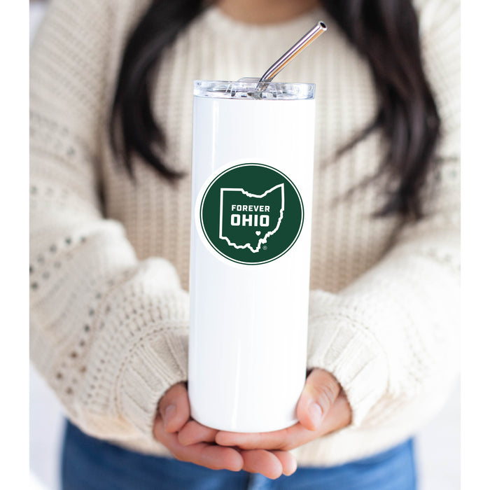 Ohio University Stainless Steel Skinny Tumbler 20 OZ