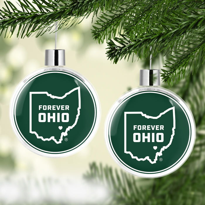 Ohio University Christmas Ornament Flat Round
