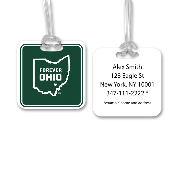 Ohio University Luggage Bag Tag (square)