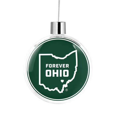 Ohio University Christmas Ornament Flat Round