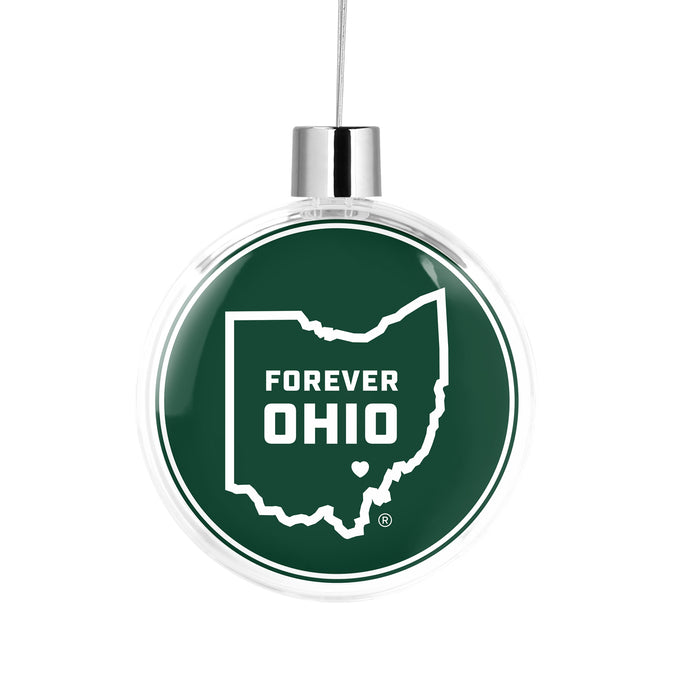 Ohio University Christmas Ornament Flat Round