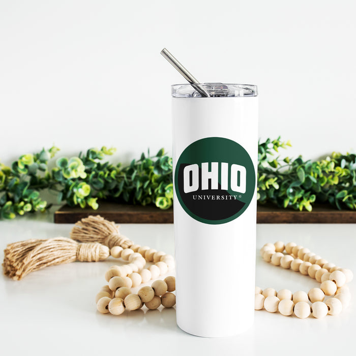 Ohio University Stainless Steel Skinny Tumbler 20 OZ