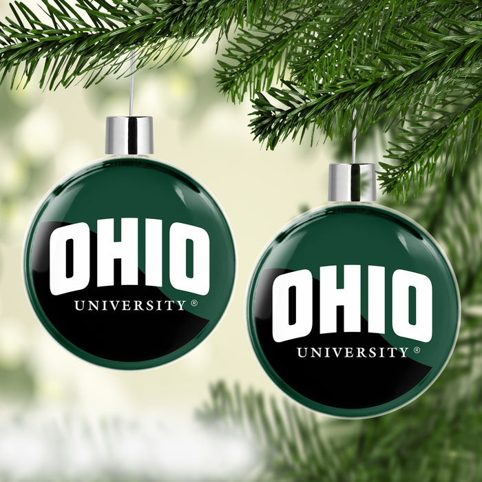 Ohio University Christmas Ornament Flat Round